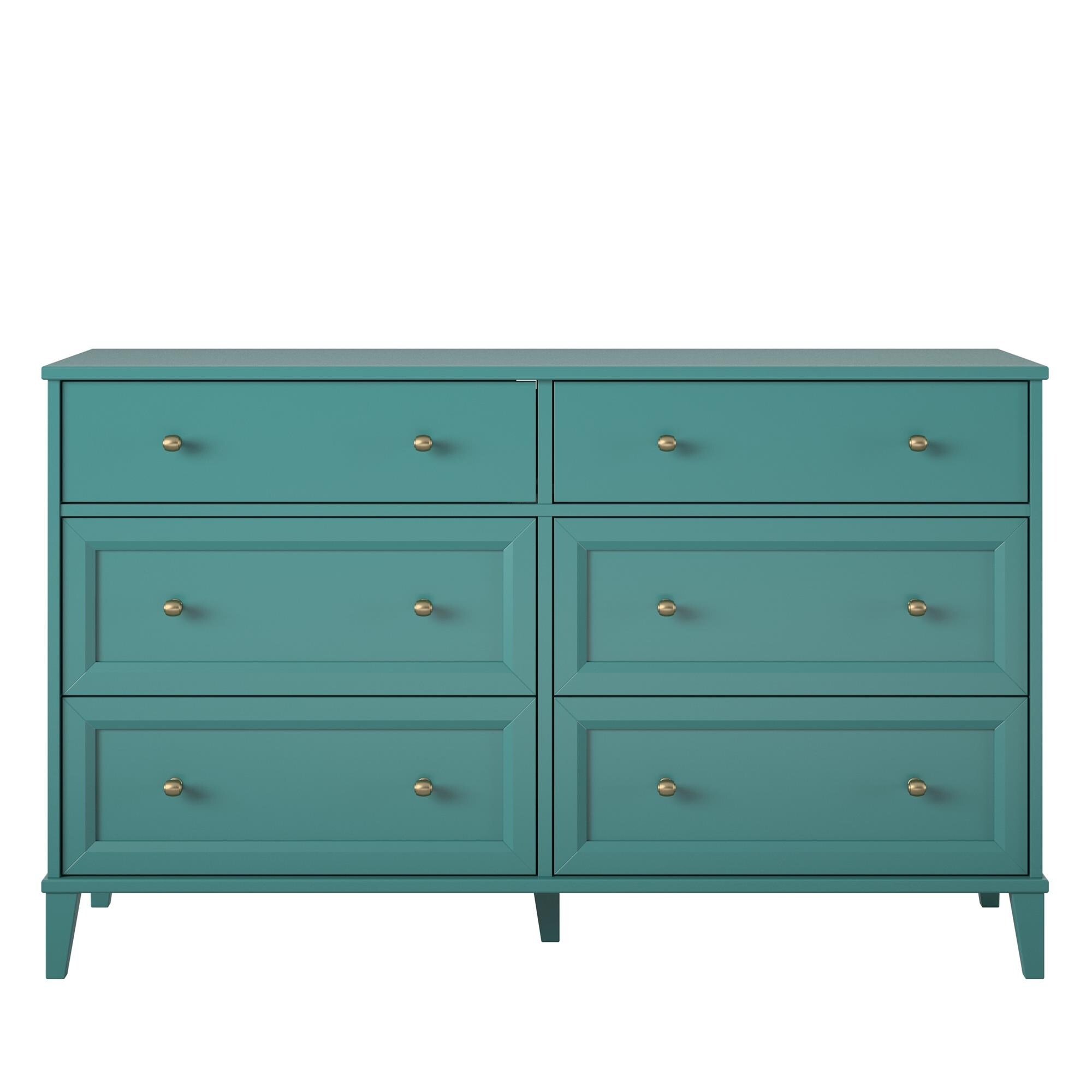 Ameriwood Home Monticello Wide 6-Drawer Dresser, Emerald Green - Bed Bath & Beyond - 42584029 Ameriwood Home Monticello Wide 6-Drawer Dresser, Emerald Green - Bed Bath & Beyond - 42584029