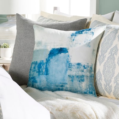 Artistic Weavers Lorlene Watercolor Smudge Throw Pillow