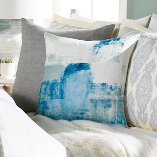 Artistic Weavers Lorlene Watercolor Smudge Throw Pillow