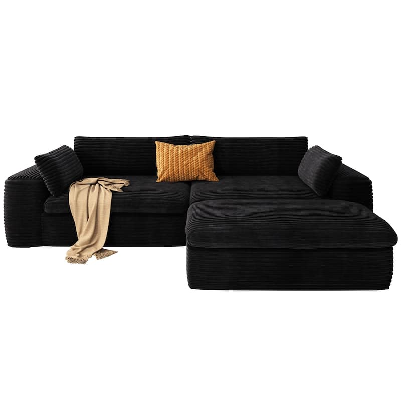 Modern Modular Sectional Sofa with Deep Seat