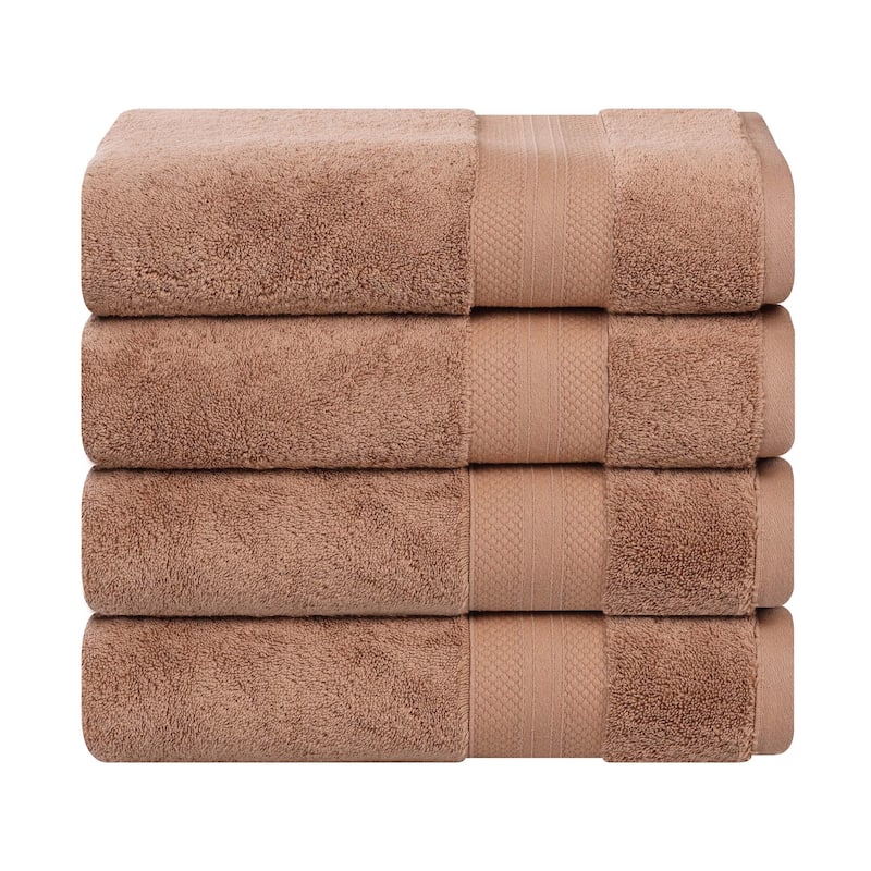 Superior Aria Turkish Cotton Heavyweight Bath Towel Set of 4