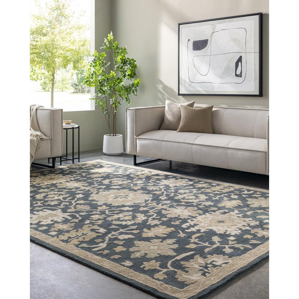 Livabliss Caesar Transitional Paisley Area Rug