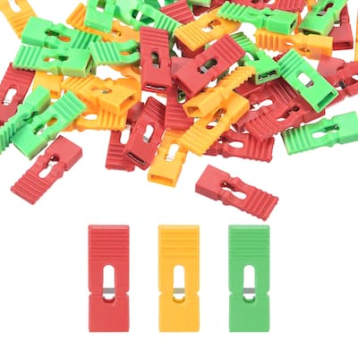1Set 2.54mm Jumper Cap Lengthened Short Circuit Cap Red Yellow Green - Red,Yellow,Green