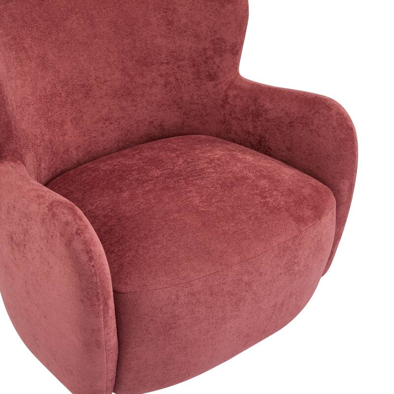 Bacho Fabric Wingback Accent Chair by Christopher Knight Home