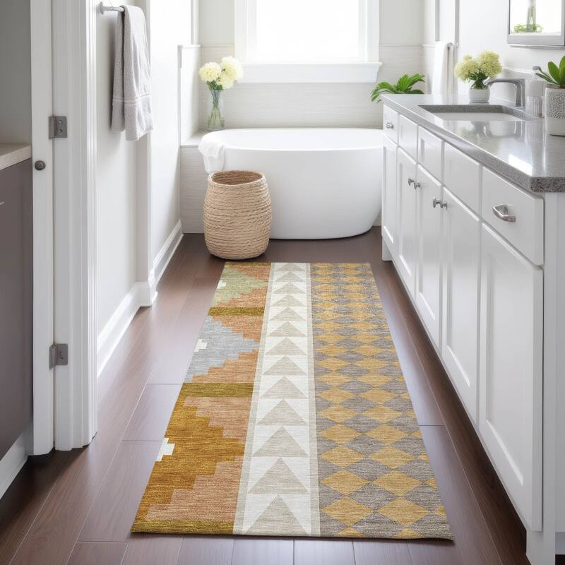 Machine Washable Indoor/ Outdoor Global Pima Chantille Rug