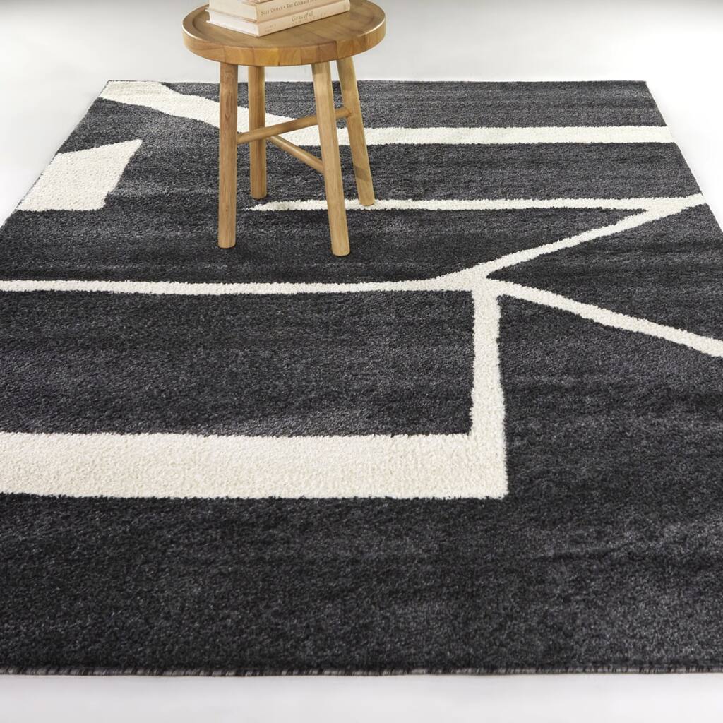 Eamonn Abstract Modern Area Rug - Overstock - 37571298