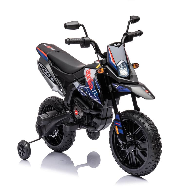 12V Electric Kid Ride On motorcycle, Apulia Licensed motorcycle for Kids, Battery Powered Kids Ride-on motorcycle