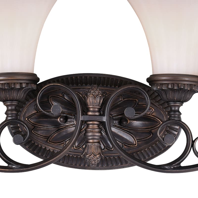 Avenant 4 Light Bronze Bathroom Vanity Fixture - 33.5-in W x 10.5-in H x 6.5-in D