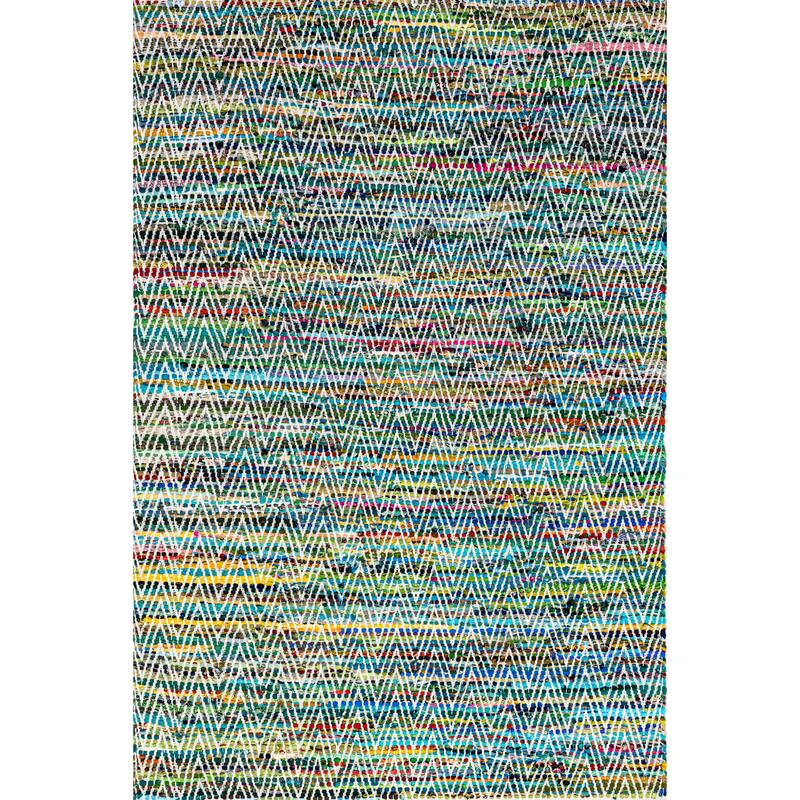 Nuloom Rochell Hand Woven Chevron Area Rug