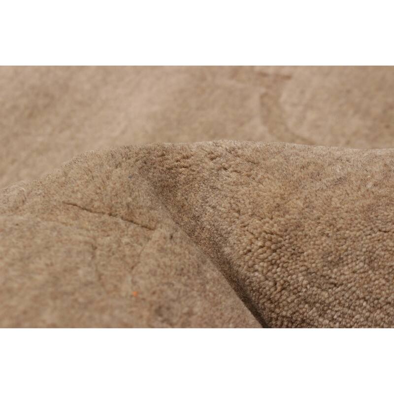 Kashkuli Gabbeh Tan Rug 8'2" x 11'1" - 8'2 x 11'1