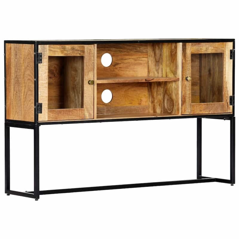 vidaXL TV Cabinet 47.2"x11.8"x29.5" Solid Reclaimed Wood