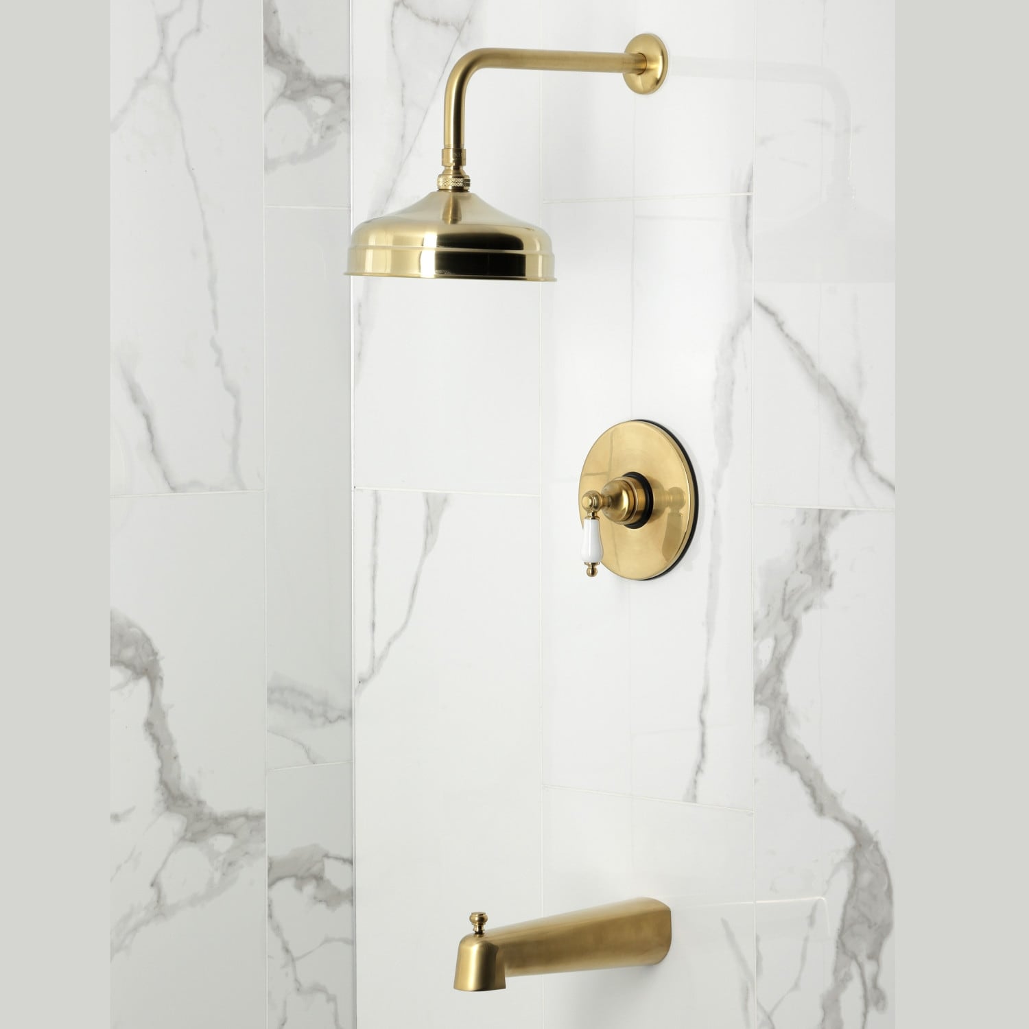 Kingston Brass Single-Handle Pressure Balanced Tub and Shower Faucet