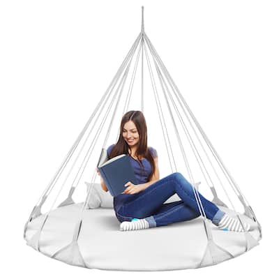 Standing Hammocks, White - 56 D x 46.25“H; (Approx.75” thick)