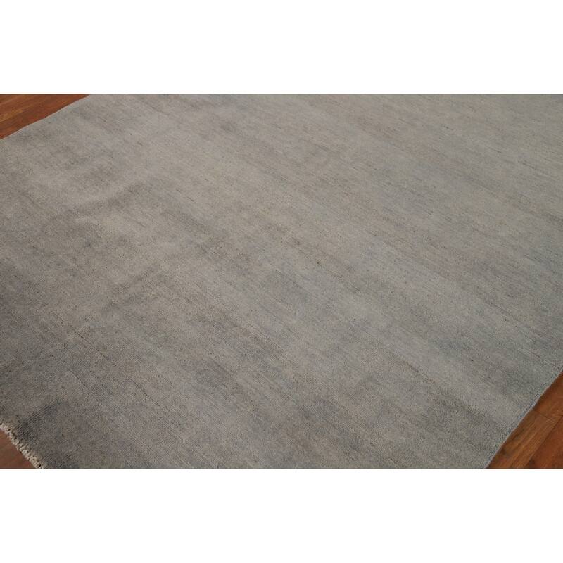 Modern Gabbeh Oriental Rug Hand-Knotted Wool Carpet - 5'1"x 6'6"