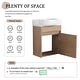 preview thumbnail 17 of 55, Beingnext 16"/23" Bathroom Vanity with Sink, Floating/Freestanding Bathroom Vanity with Soft Close Door
