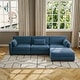 preview thumbnail 95 of 147, Corduroy Upholstered Modular Sectional Sofa for Living Room