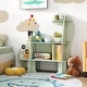 preview thumbnail 4 of 8, Gymax 3-Tier Dinosaur Kids Bookshelf Toy Storage Organizer Montessori