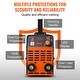 preview thumbnail 20 of 19, Stick Welder Welding Machine with IGBT Inverter Portable MMA Welder Machine with Hot Start, Arc force and Anti-Stick