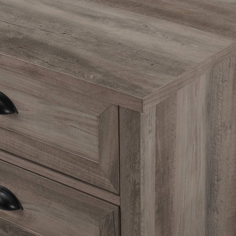 Middlebrook Designs 3 Drawer Farmhouse Nightstand