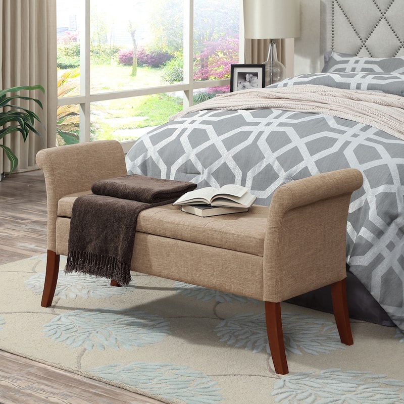 Convenience Concepts Designs4Comfort Garbo Entryway Storage Bench
