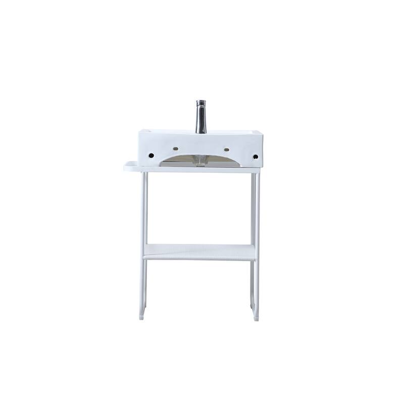 25" Modern Farmhouse Single Bathroom Vanity Sink