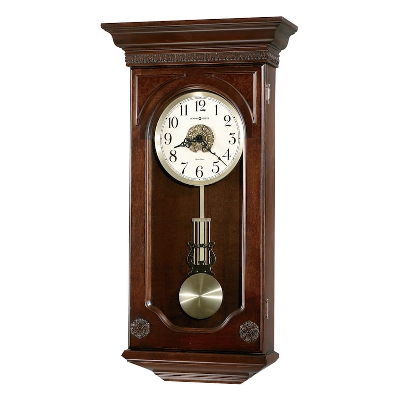 Howard Miller Jasmine Chiming Wall Clock with Pendulum Bed Bath