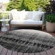preview thumbnail 12 of 16, Machine Washable Indoor/ Outdoor Boho Ombre Chantille Rug