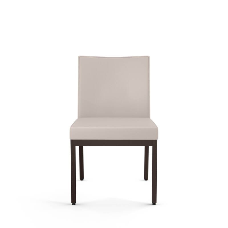 Amisco Perry Set of 2 Upholstered Dining Chairs with Metal Legs