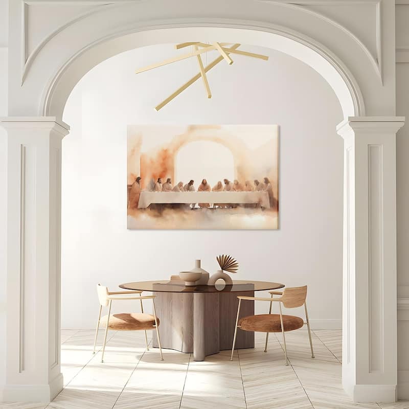 Jesus Last Supper Canvas Wall Art