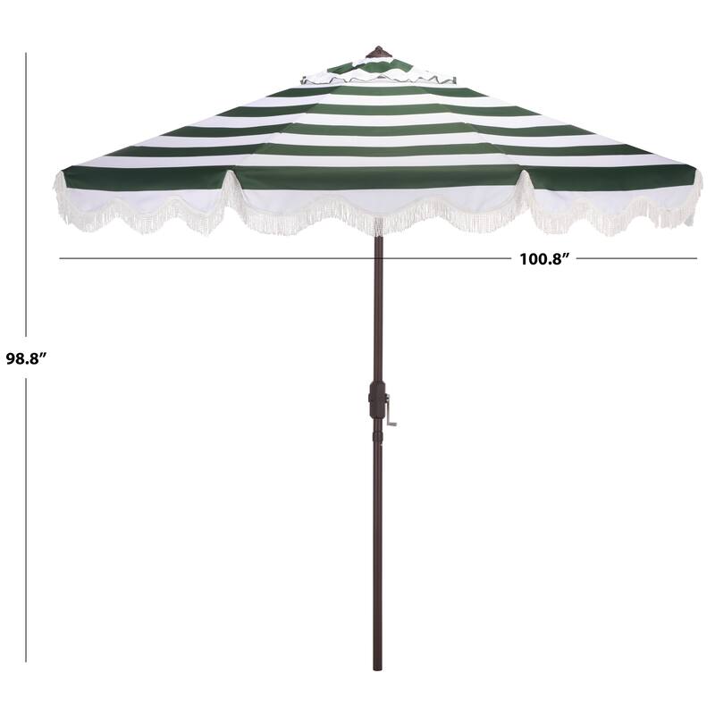 SAFAVIEH Outdoor Living Lucerna 9ft Crank Umbrella
