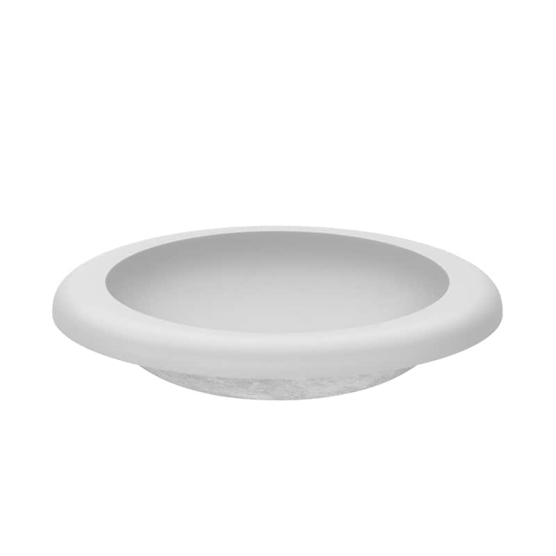 Cuyama NativeStone and Concrete Drop-in Bathroom Sink - 21" x 15" x 5"