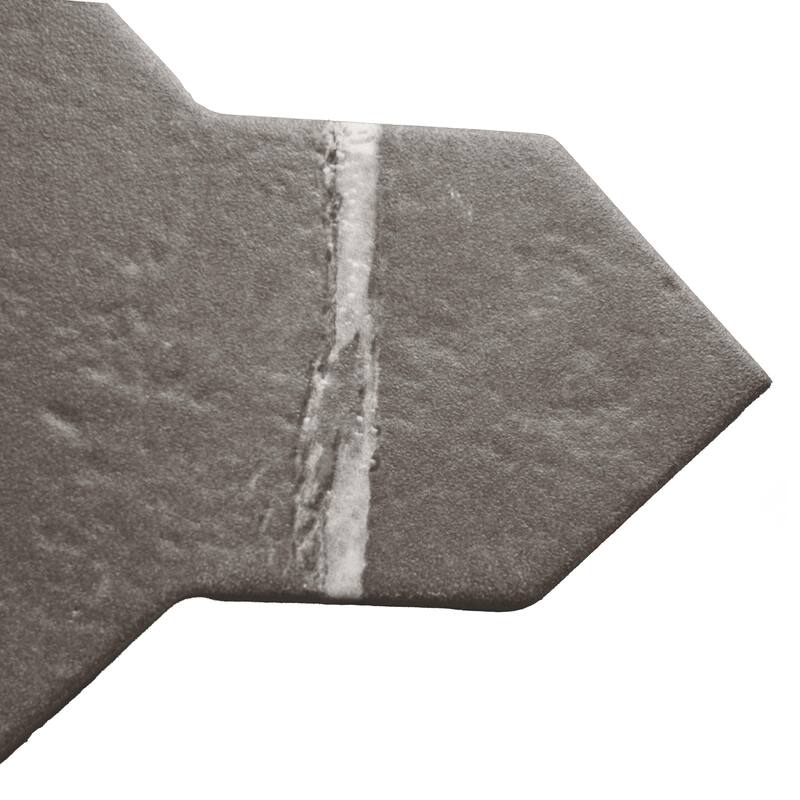 Merola Tile Istanbul Shield Night 2-3/8" x 8-1/4" Porcelain Floor and Wall Tile