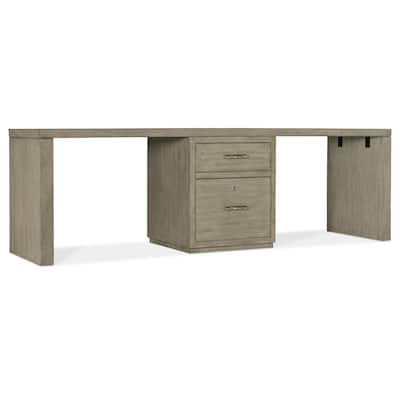 Hooker Furniture 6150-10924 96" Wood Veneer 2 Drawer Writing Desk
