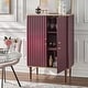 preview thumbnail 3 of 6, angelo:HOME Minka Mid-Century Scalloped Front Cabinet