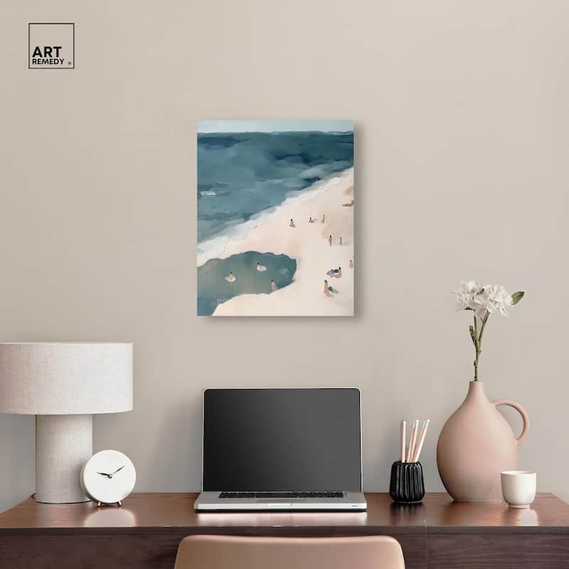 Daydreams by the Sea Canvas by Art Remedy, Gallery Wrapped