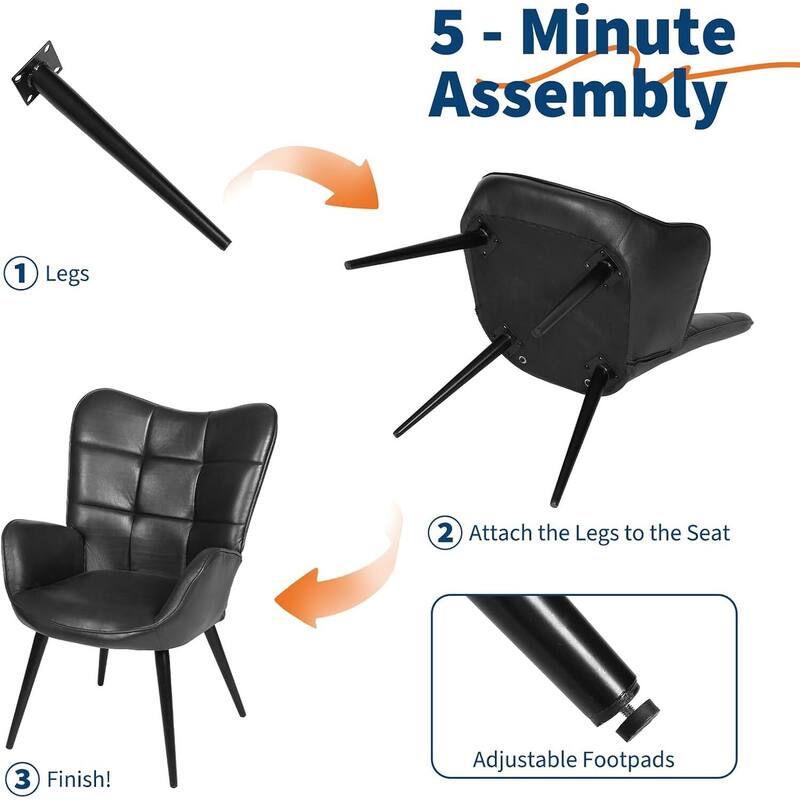 Modern Upholstered Kitchen Dining Room Accent Chairs for Kitchen, Restaurant