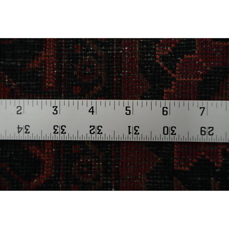 Hand Knotted Oriental 100% Wool Carpet Traditional Floral Navy Blue & Blues Zanjan Area Rug - 6' 6'' X 3' 11''