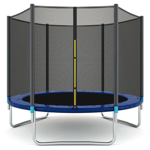 zeven Staren Maak avondeten Gymax 8 FT Trampoline Combo Bounce Jump Safety Enclosure Net W/Spring - On  Sale - Overstock - 20649673