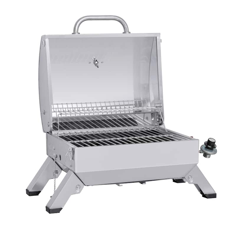 Royal Gourmet Stainless Steel Portable Grill with Folding Legs