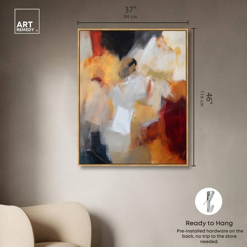 Earth and Fire III Canvas by Art Remedy