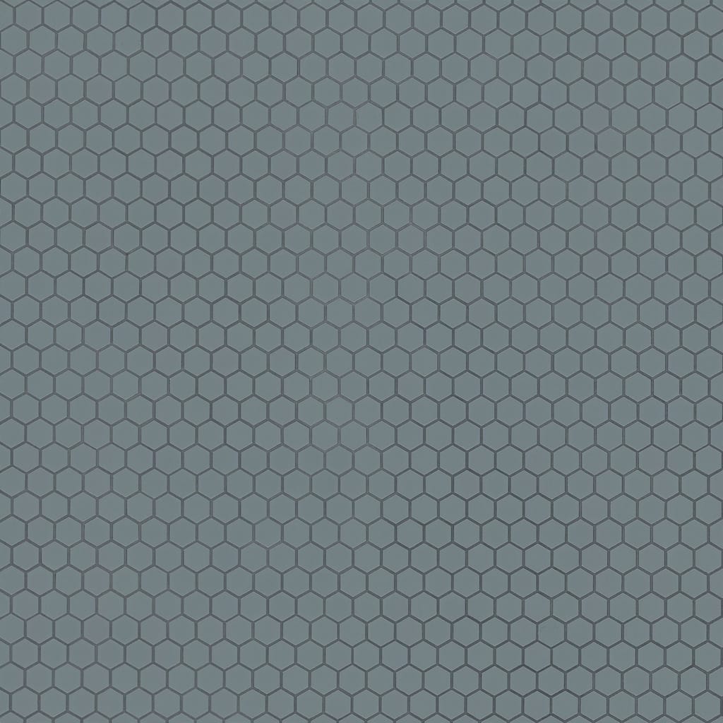 Ackland AKM-P-1.5X1.5HXG-CA 10" x 11" Porcelain Geometric Floor and - Blue Maris