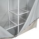 preview thumbnail 7 of 10, Full/Twin Size Metal Loft Bed with Wardrobe and Storage Shelves for Kids