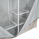 preview thumbnail 9 of 8, Twin Size Metal Loft Bed with Wardrobe and Storage Shelves, White