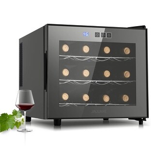 Millennium ブランデー Wine Cooler Refrigerator, Upgrade 12 Bottle Wine Fridge Small Dual