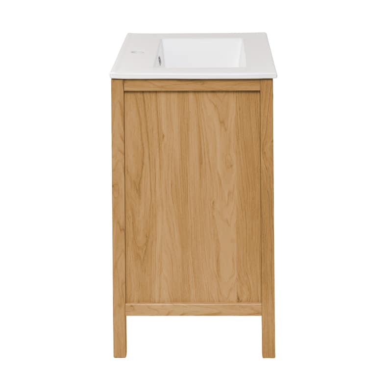 Chateau 24" Bathroom Vanity In Natural Oak
