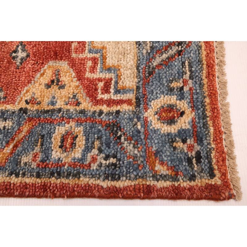 ECARPETGALLERY Hand-knotted Jules Serapi Dark Copper Wool Rug - 2'8 x 9'11