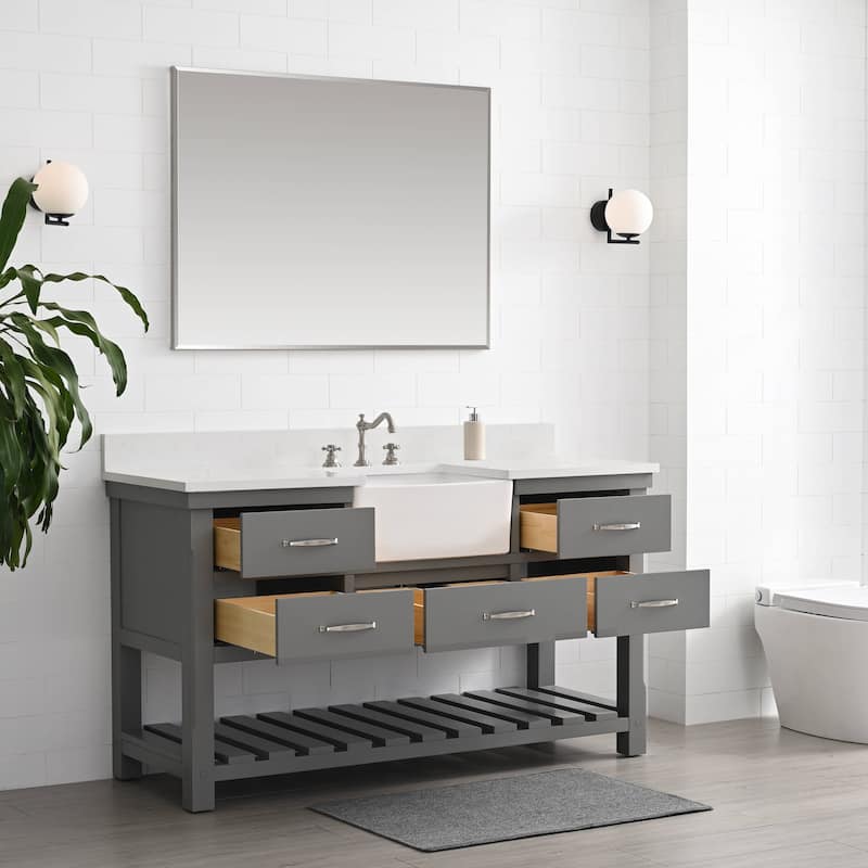 Sudio Design Wesley 60" Single Bathroom Vanity