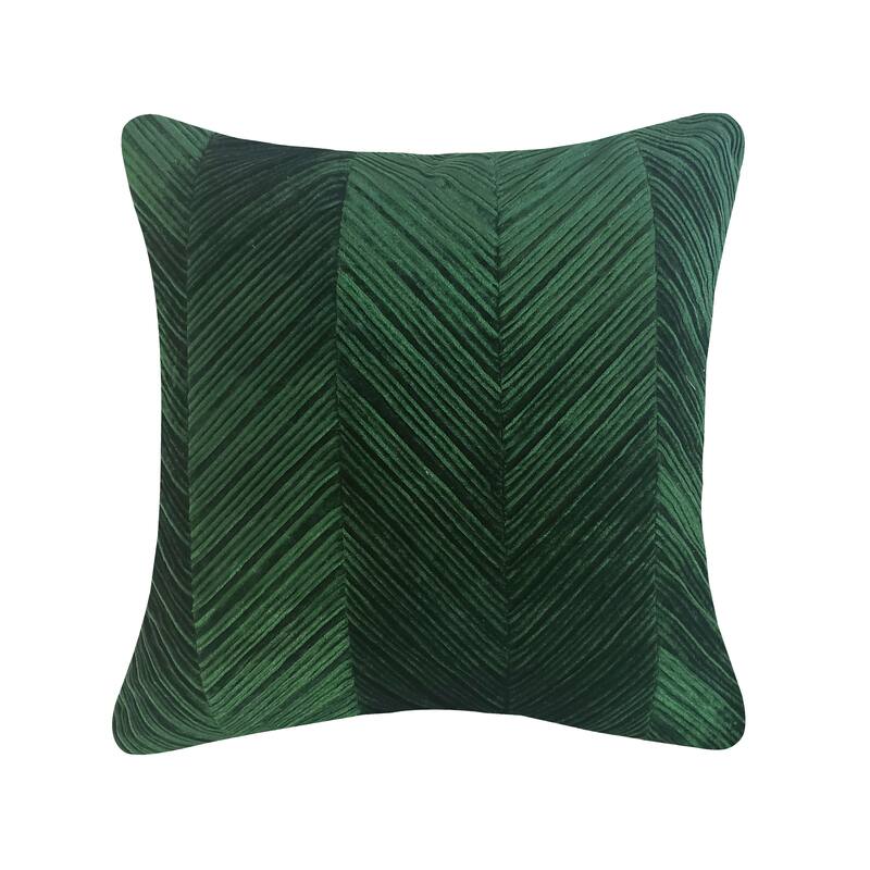 Edie At Home Chevron Velvet Decorative Pillow 20x20