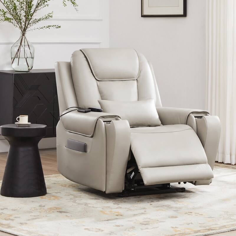 Andy Electric Power Lift Recliner with Heat and Massage for Elderly