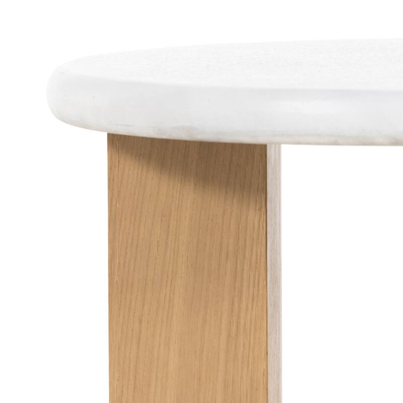 Mikaela Nightstand-Stucco White